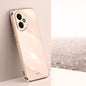 Coque de téléphone en TPU électrolytique 6D XINLI à bord droit de 156,5 mm For Honor 400 Global (Rose)