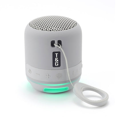 T&G TG294 TWS LED Mini Portable Wireless Stereo Sound Outdoor Speaker(Grey)