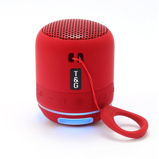 T&G TG294 TWS Enceinte portable sans fil stéréo à LED pour l'extérieur (rouge)