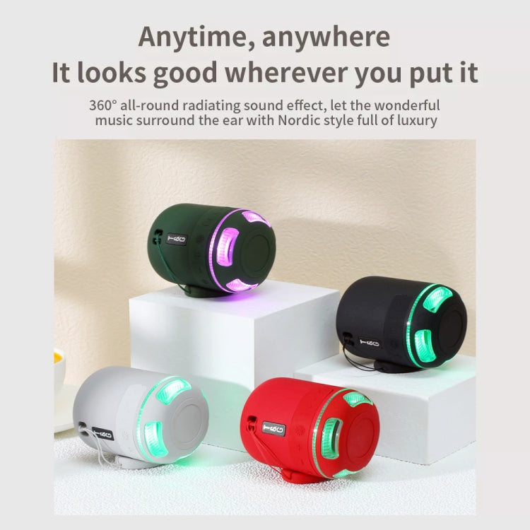 T&G TG294 TWS LED Mini Portable Wireless Stereo Sound Outdoor Speaker(Red)