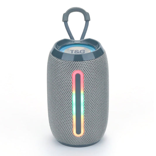 Enceinte extérieure portable stéréo sans fil T&G TG653 TWS LED (Gris)