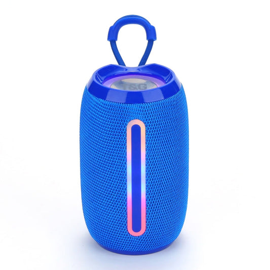 T&G TG653 TWS LED Mini Enceinte Portable Stéréo sans Fil pour Extérieur (Bleu)
