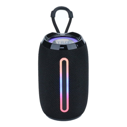 T&G TG653 TWS LED Mini Enceinte Stéréo Portable Sans Fil pour Extérieur (Noir)