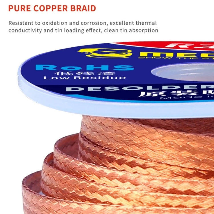 MECHANIC R300 1.5M Suction Tin Wire, Width:2MM
