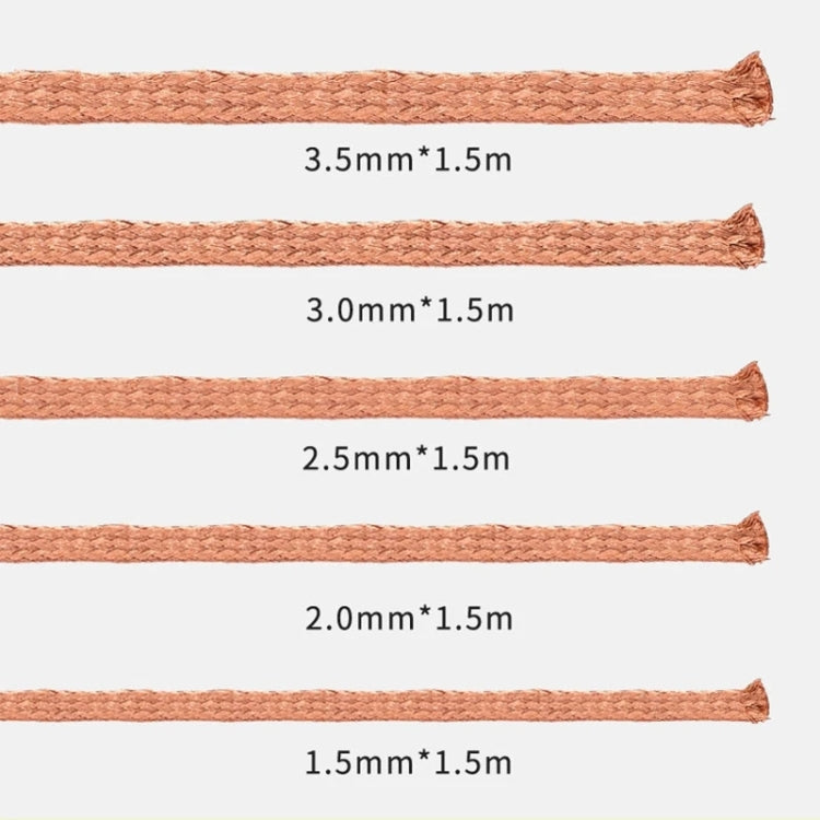 MECHANIC R300 1.5M Suction Tin Wire, Width:2MM