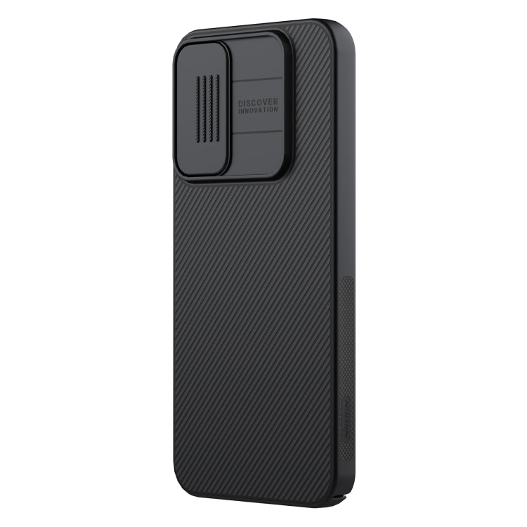 For Samsung Galaxy A15 5G NILLKIN Black Mirror Series Camshield PC Phone Case(Black)