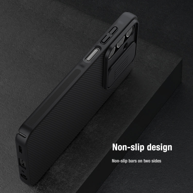 For Samsung Galaxy A15 5G NILLKIN Black Mirror Series Camshield PC Phone Case(Black)