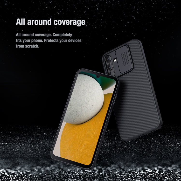 For Samsung Galaxy A15 5G NILLKIN Black Mirror Series Camshield PC Phone Case(Black)