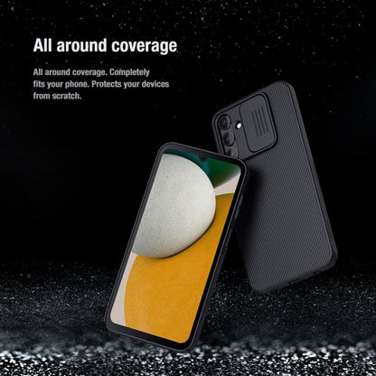 For Samsung Galaxy A15 5G NILLKIN Black Mirror Series Camshield PC Phone Case(Black)