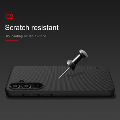 For Samsung Galaxy A35 NILLKIN Frosted PC Phone Case(Black)