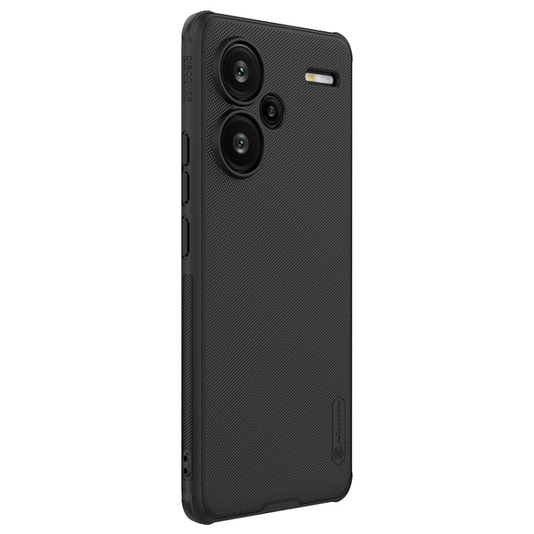 For Xiaomi Redmi Note 13 Pro+ 5G NILLKIN Frosted Shield Pro PC + TPU Phone Case(Black)