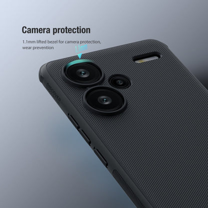 For Xiaomi Redmi Note 13 Pro+ 5G NILLKIN Frosted Shield Pro PC + TPU Phone Case(Black)