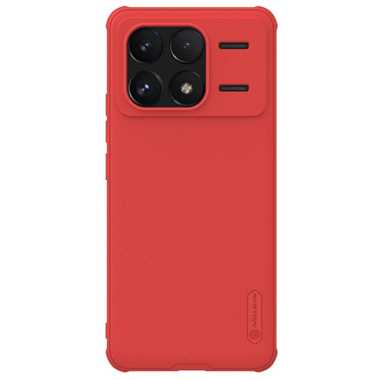 Pour Xiaomi Redmi K70 / K70 Pro Coque de téléphone NILLKIN Frosted Shield Pro PC + TPU (Rouge)