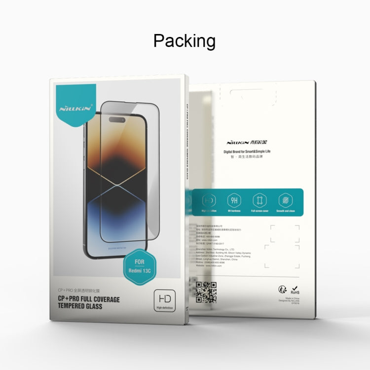 For Xiaomi Redmi 13C NILLKIN CP+Pro 9H Explosion-proof Tempered Glass Film