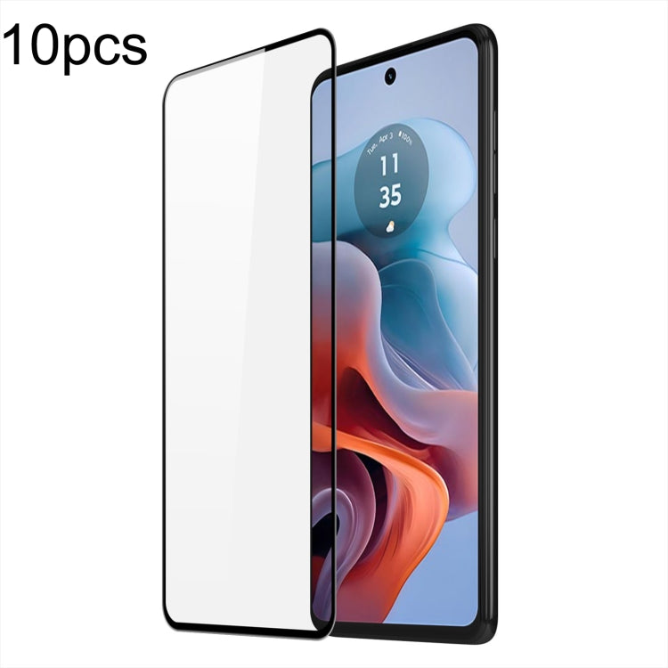 Pour Motorola Moto G34 10 pièces DUX DUCIS 0,33 mm 9H Film en verre trempé d'alumine moyenne