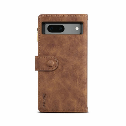 For Google Pixel 8A ESEBLE Retro Frosted RFID Flip Leather Phone Case(Brown)