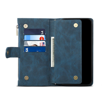 For Google Pixel 8A ESEBLE Retro Frosted RFID Flip Leather Phone Case(Dark Green)
