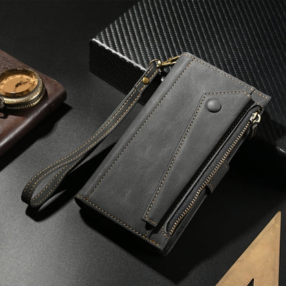 For Google Pixel 9 / 9 Pro ESEBLE Retro Frosted RFID Flip Leather Phone Case(Black)