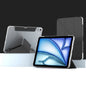 For iPad Air 13 2026 / 2025 / 2024 Mutural Deformation Stand Smart Leather Tablet Case(Black)