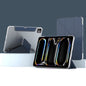 For iPad Pro 11 2025 / 2024 Mutural Deformation Stand Smart Leather Tablet Case(Dark Blue)