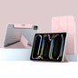 For iPad Pro 13 2025 / 2024 Mutural Deformation Stand Smart Leather Tablet Case(Pink)