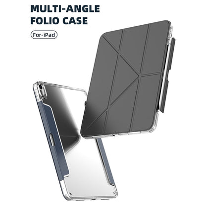 For iPad Pro 11 2025 / 2024 Mutural Deformation Stand Smart Leather Tablet Case(Grey)
