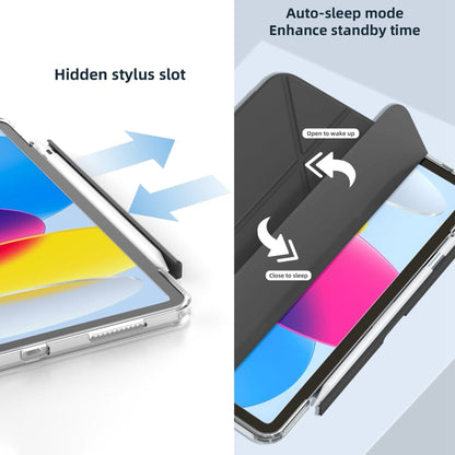 For iPad Air 13 2026 / 2025 / 2024 Mutural Deformation Stand Smart Leather Tablet Case(Pink)