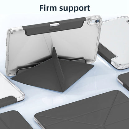 For iPad Pro 11 2025 / 2024 Mutural Deformation Stand Smart Leather Tablet Case(Grey)