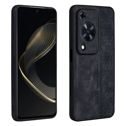 For Huawei Enjoy 70 AZNS 3D Embossed Skin Feel Phone Case(Black)