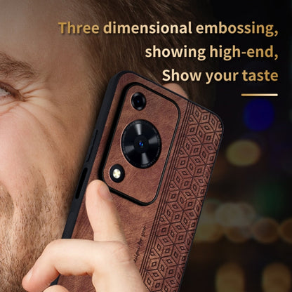 For Huawei Enjoy 70 AZNS 3D Embossed Skin Feel Phone Case(Sapphire Blue)