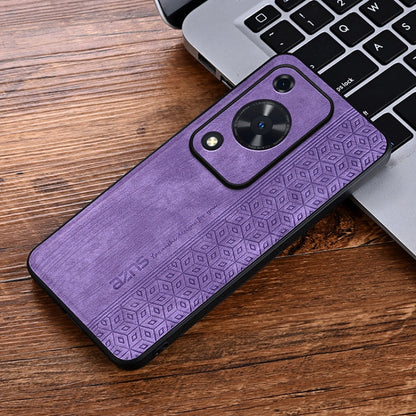 For Huawei Enjoy 70 AZNS 3D Embossed Skin Feel Phone Case(Purple)