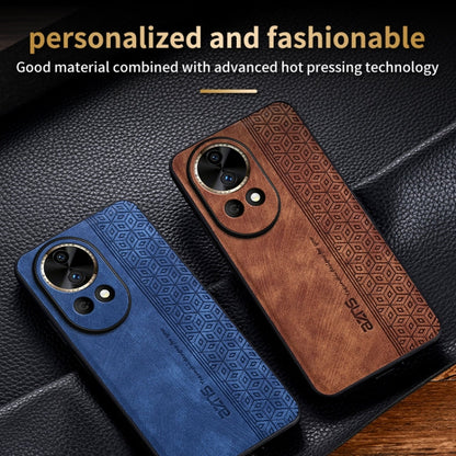 For Huawei nova 12 Pro AZNS 3D Embossed Skin Feel Phone Case(Black)