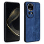 For Huawei nova 12 Pro AZNS 3D Embossed Skin Feel Phone Case(Sapphire Blue)