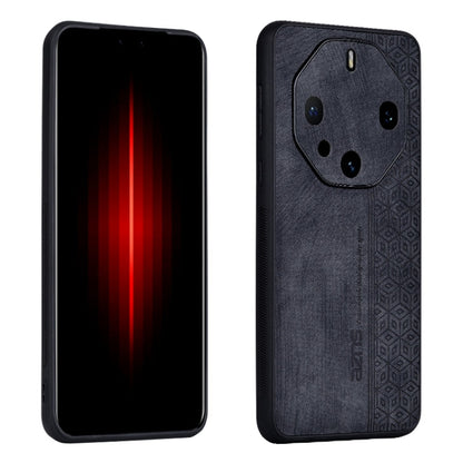 For Huawei Mate 60 RS Ultimate AZNS 3D Embossed Skin Feel Phone Case(Black)