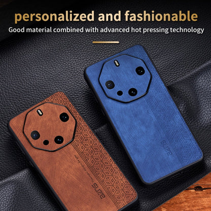 For Huawei Mate 60 RS Ultimate AZNS 3D Embossed Skin Feel Phone Case(Dark Green)