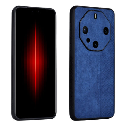 For Huawei Mate 60 RS Ultimate AZNS 3D Embossed Skin Feel Phone Case(Sapphire Blue)