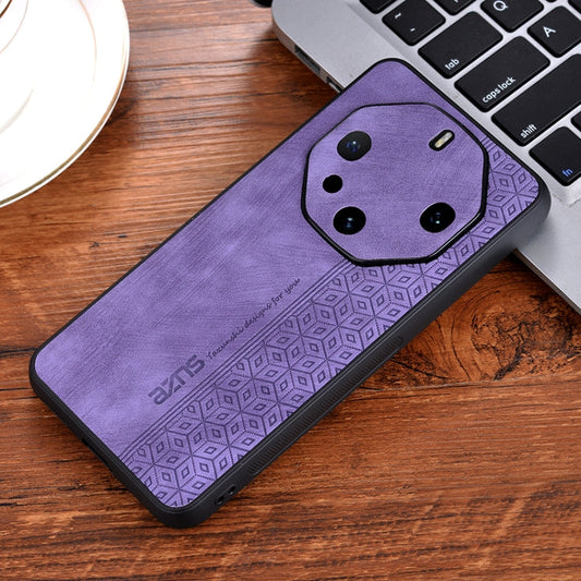 For Huawei Mate 60 RS Ultimate AZNS 3D Embossed Skin Feel Phone Case(Purple)