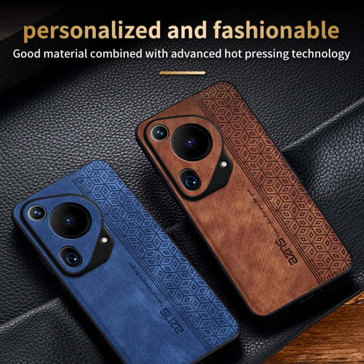 For Huawei Pura 70 Ultra AZNS 3D Embossed Skin Feel Phone Case(Dark Green)