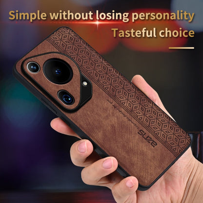 For Huawei Pura 70 Ultra AZNS 3D Embossed Skin Feel Phone Case(Purple)