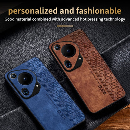 For Huawei Pura 70 Ultra AZNS 3D Embossed Skin Feel Phone Case(Purple)