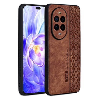 For Huawei nova 13 Pro AZNS 3D Embossed Skin Feel Phone Case(Brown)