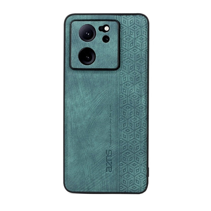 For Xiaomi 13T / 13T Pro / Redmi K60 Ultra AZNS 3D Embossed Skin Feel Phone Case(Dark Green)