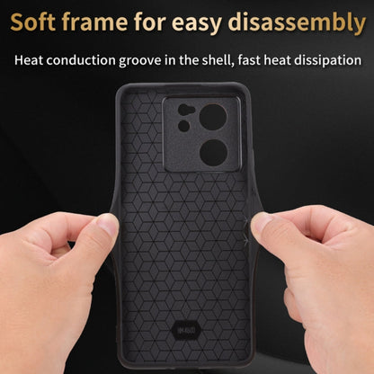 For Xiaomi 13T / 13T Pro / Redmi K60 Ultra AZNS 3D Embossed Skin Feel Phone Case(Sapphire Blue)