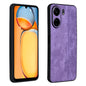 For Xiaomi Poco C65/Redmi 13C AZNS 3D Embossed Skin Feel Phone Case(Purple)