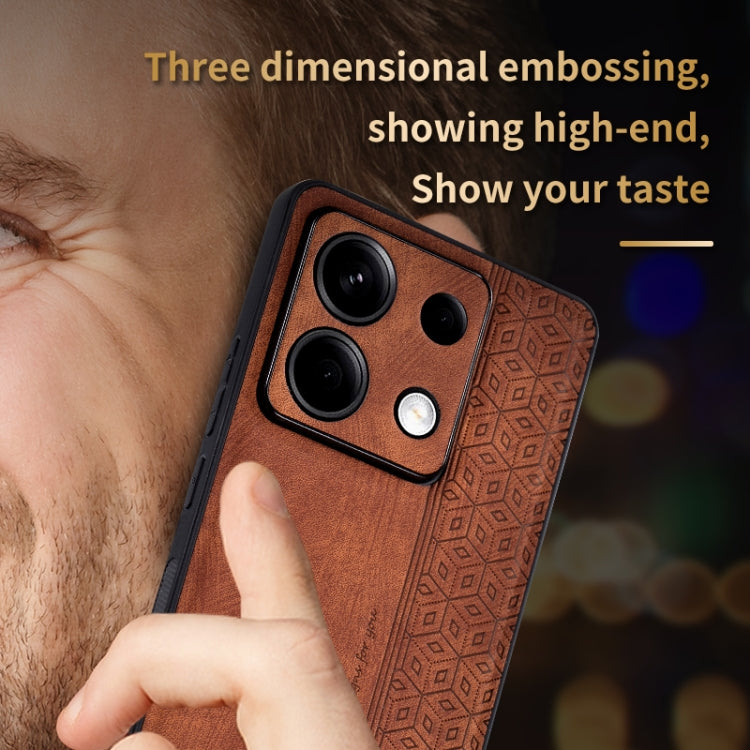 For Xiaomi Redmi Note 13 Pro 5G AZNS 3D Embossed Skin Feel Phone Case(Dark Green)