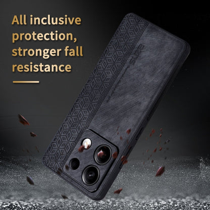 For Xiaomi Redmi Note 13 Pro 5G AZNS 3D Embossed Skin Feel Phone Case(Dark Green)
