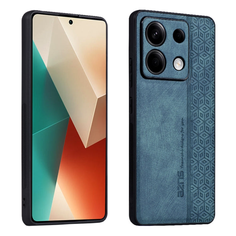 For Xiaomi Redmi Note 13 Pro 5G AZNS 3D Embossed Skin Feel Phone Case(Dark Green)
