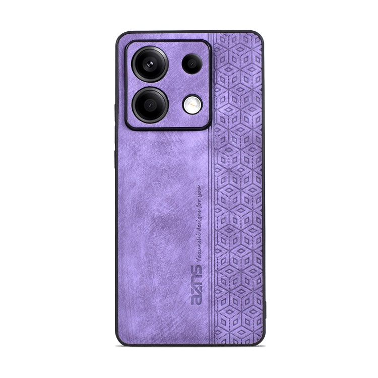 For Xiaomi Redmi Note 13 Pro 5G AZNS 3D Embossed Skin Feel Phone Case(Purple)