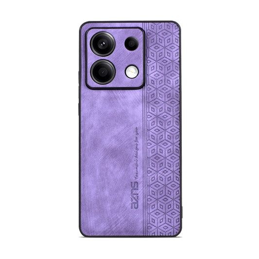 For Xiaomi Redmi Note 13 Pro 5G AZNS 3D Embossed Skin Feel Phone Case(Purple)