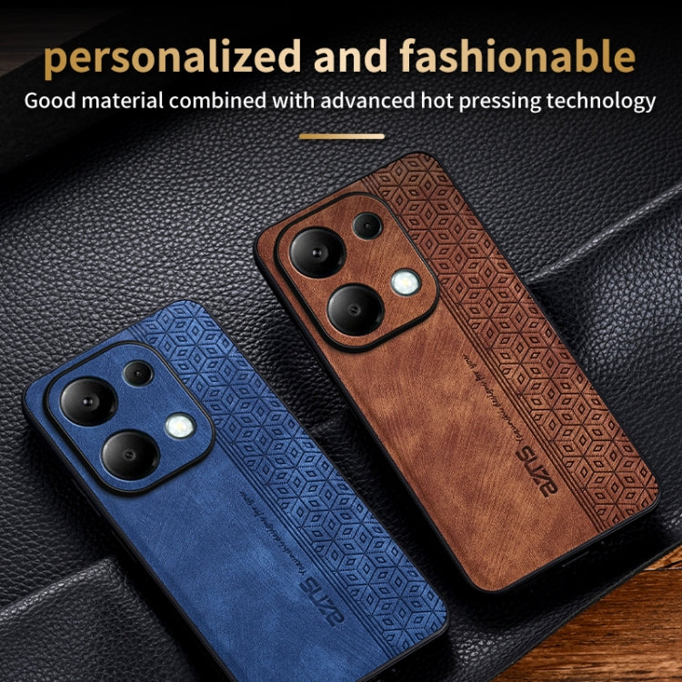 For Xiaomi Redmi Note 13 Pro 4G AZNS 3D Embossed Skin Feel Phone Case(Sapphire Blue)